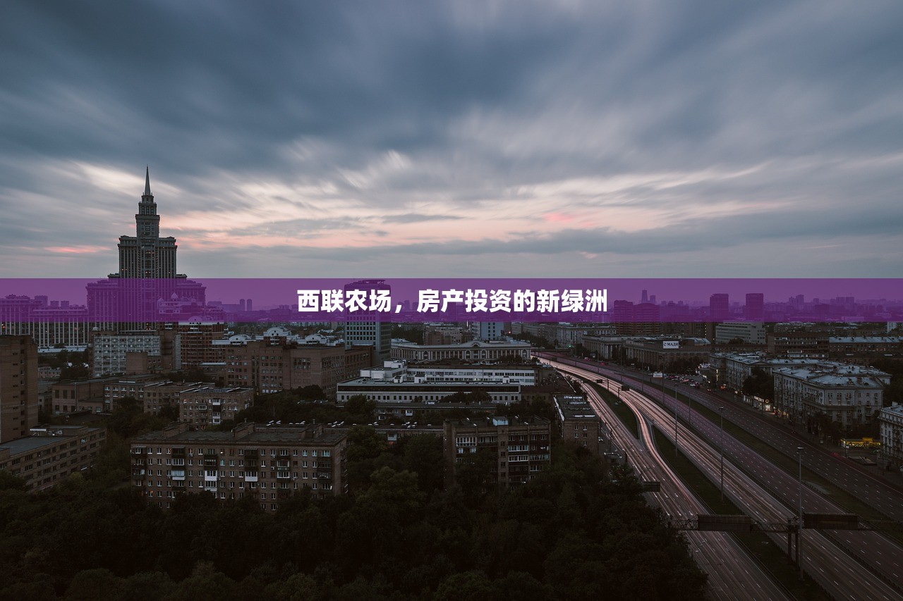 西联农场，房产投资的新绿洲