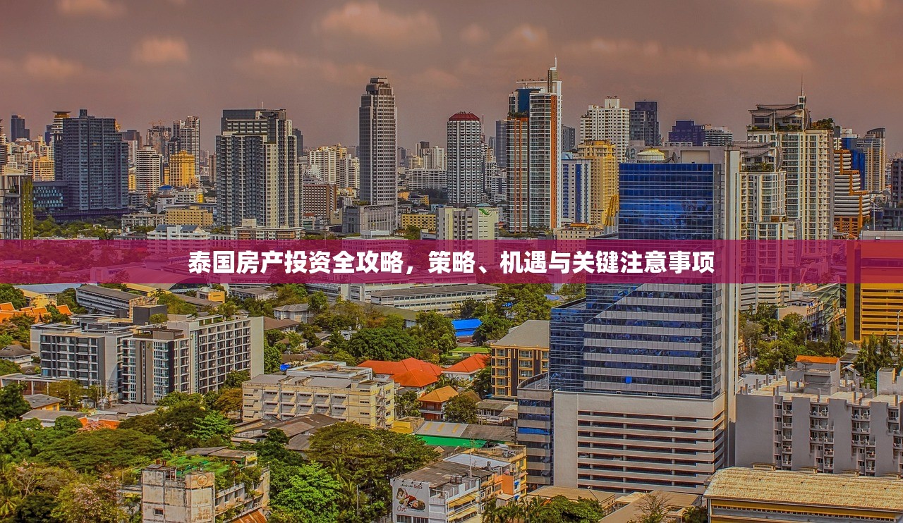 泰国房产投资全攻略，策略、机遇与关键注意事项