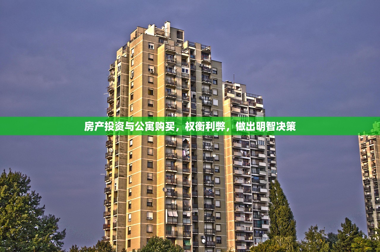 房产投资与公寓购买，权衡利弊，做出明智决策