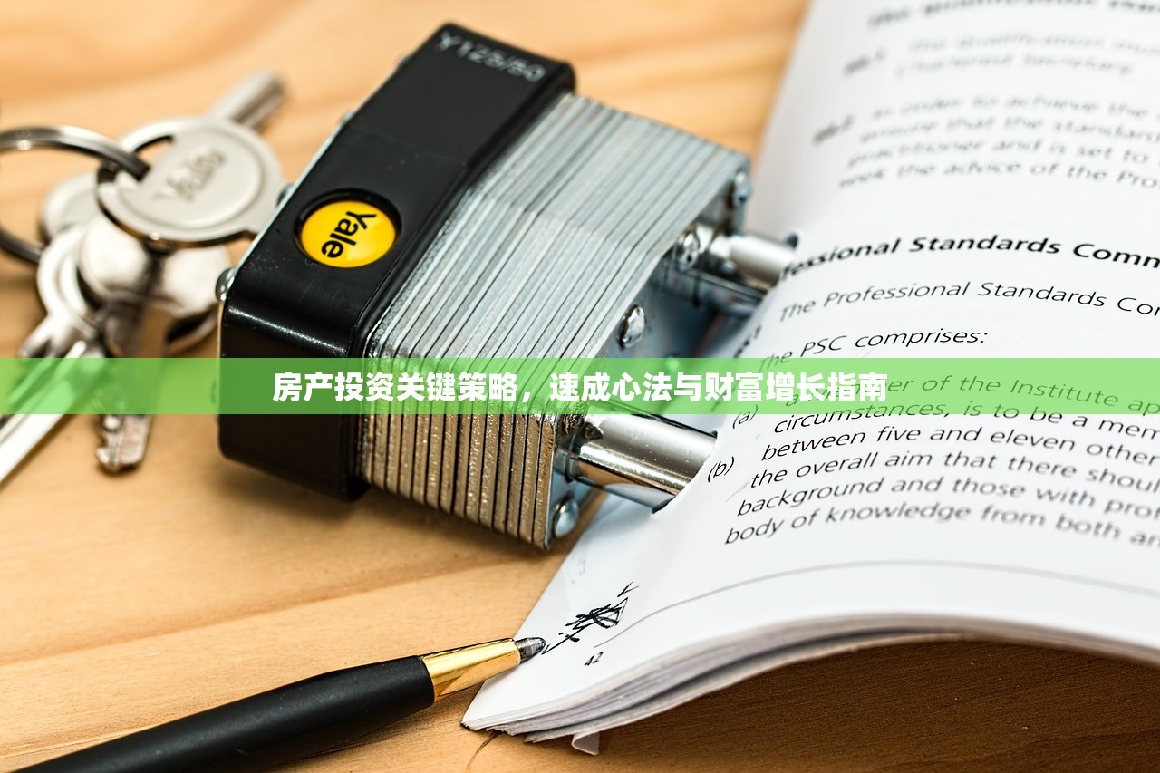 房产投资关键策略，速成心法与财富增长指南