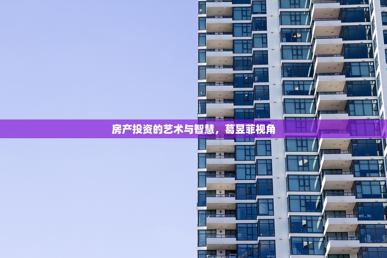 房产投资的艺术与智慧，葛昱菲视角