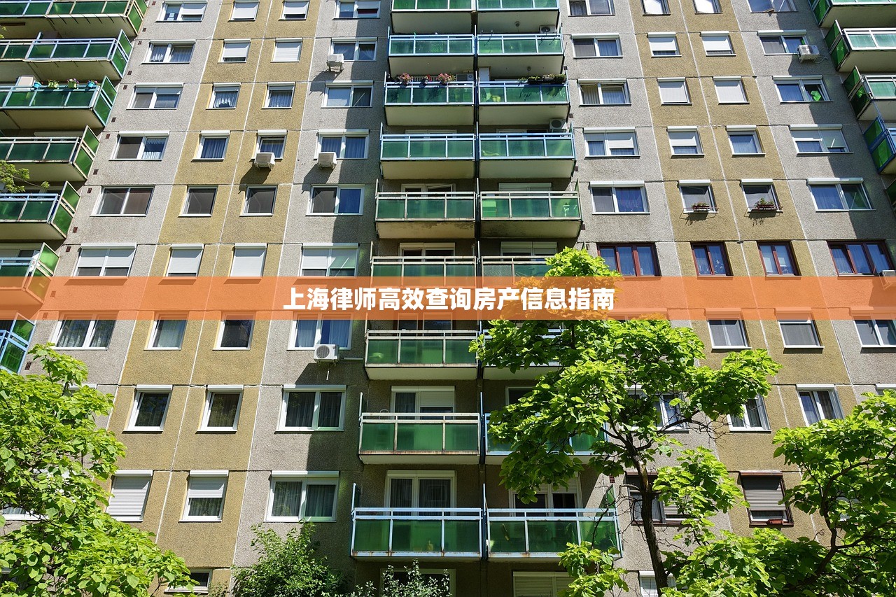 上海律师高效查询房产信息指南