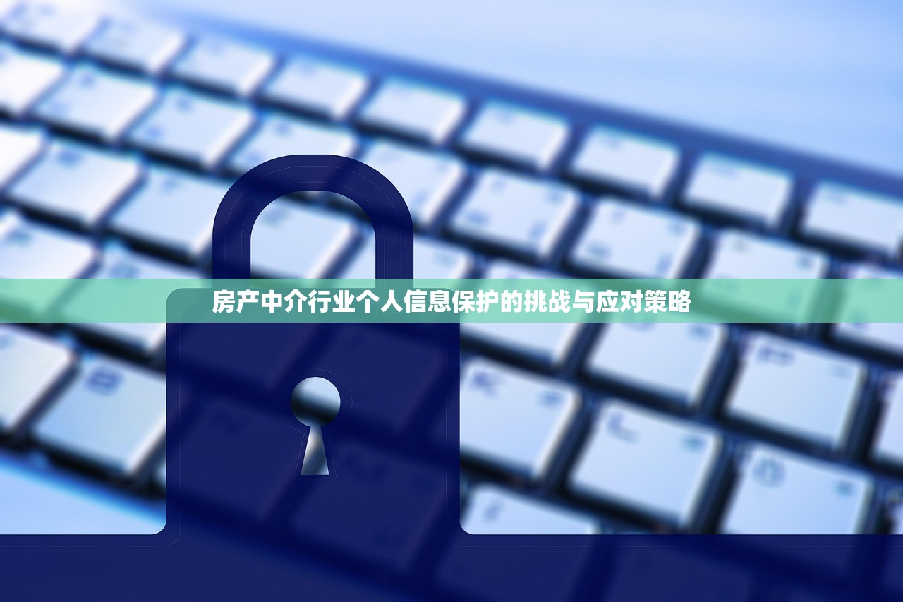 房产中介行业个人信息保护的挑战与应对策略
