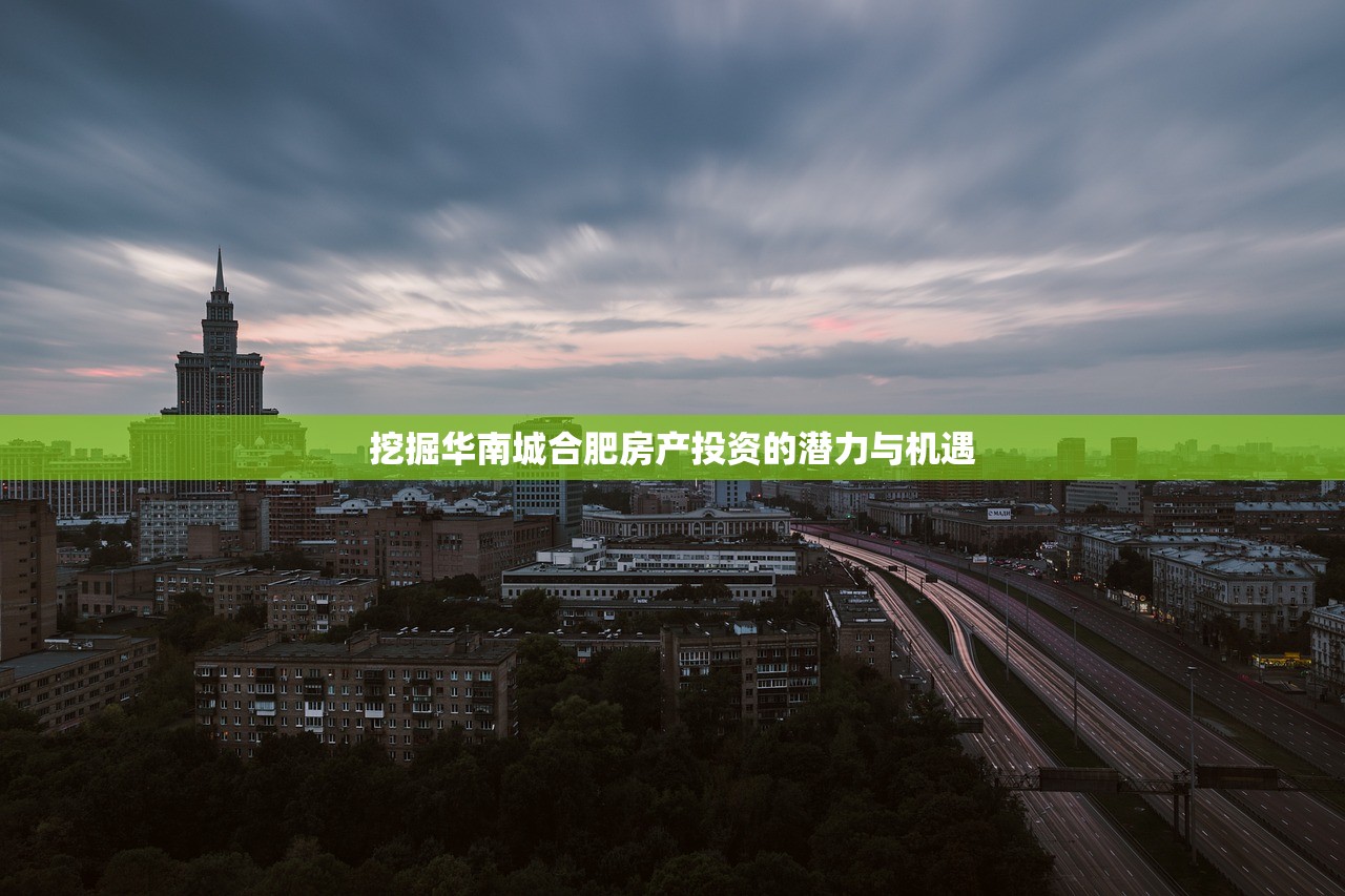 挖掘华南城合肥房产投资的潜力与机遇