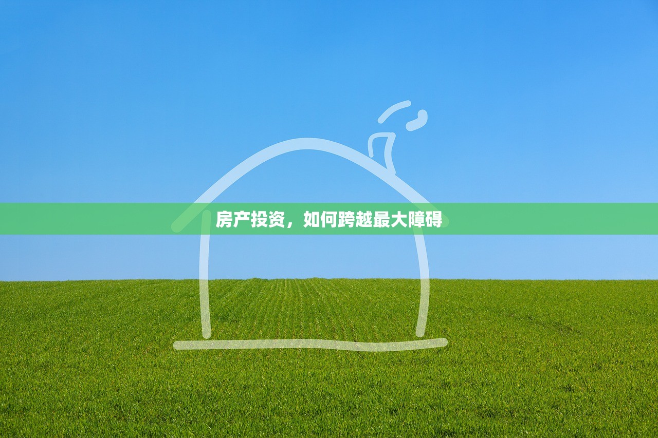 房产投资，如何跨越最大障碍