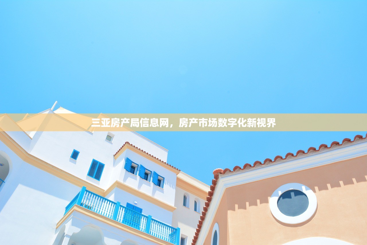 三亚房产局信息网，房产市场数字化新视界