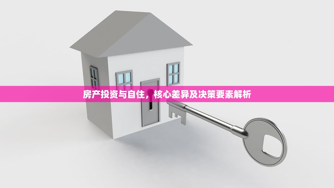 房产投资与自住，核心差异及决策要素解析