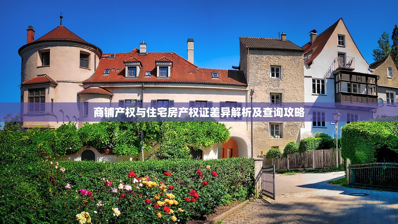 商铺产权与住宅房产权证差异解析及查询攻略
