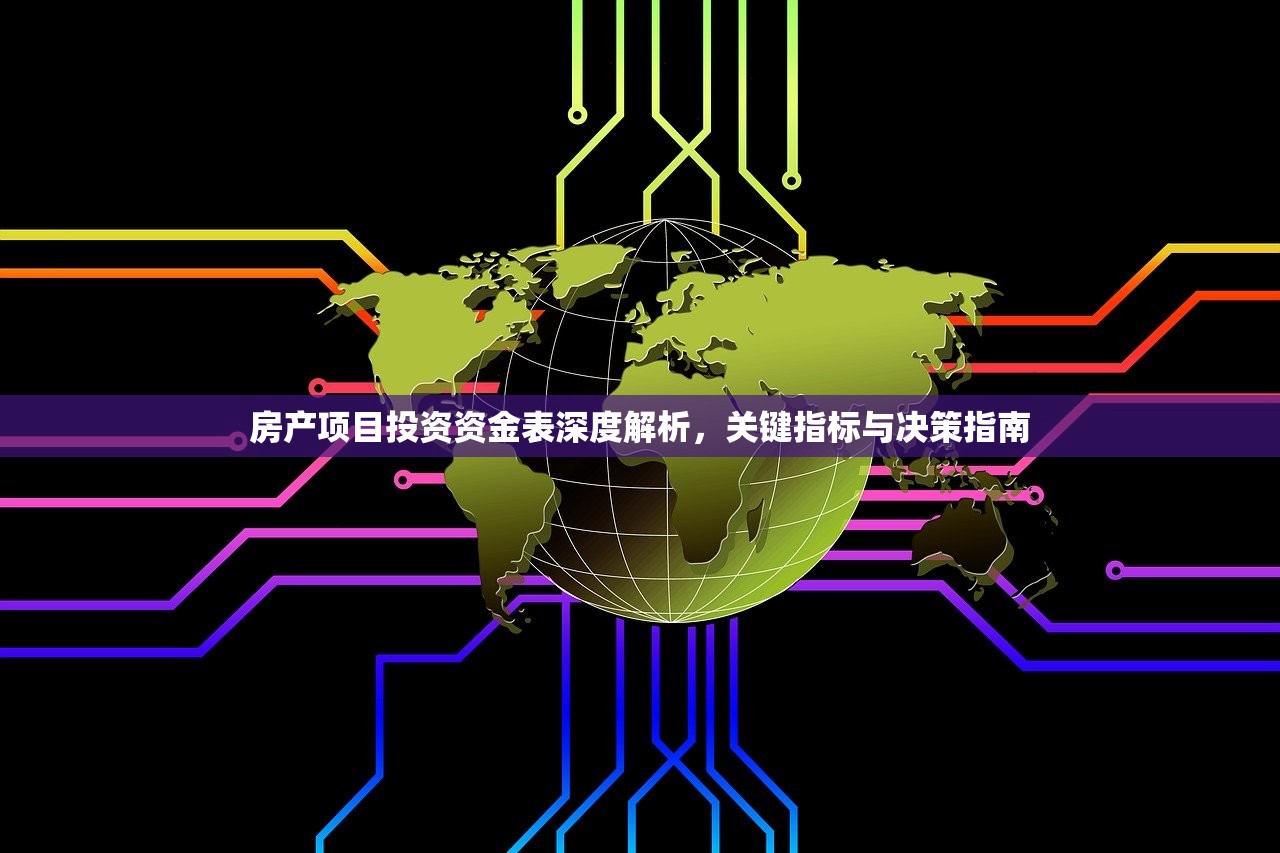 房产项目投资资金表深度解析，关键指标与决策指南