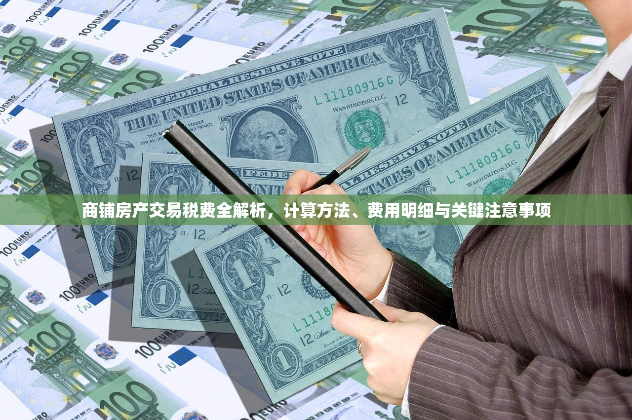 商铺房产交易税费全解析，计算方法、费用明细与关键注意事项
