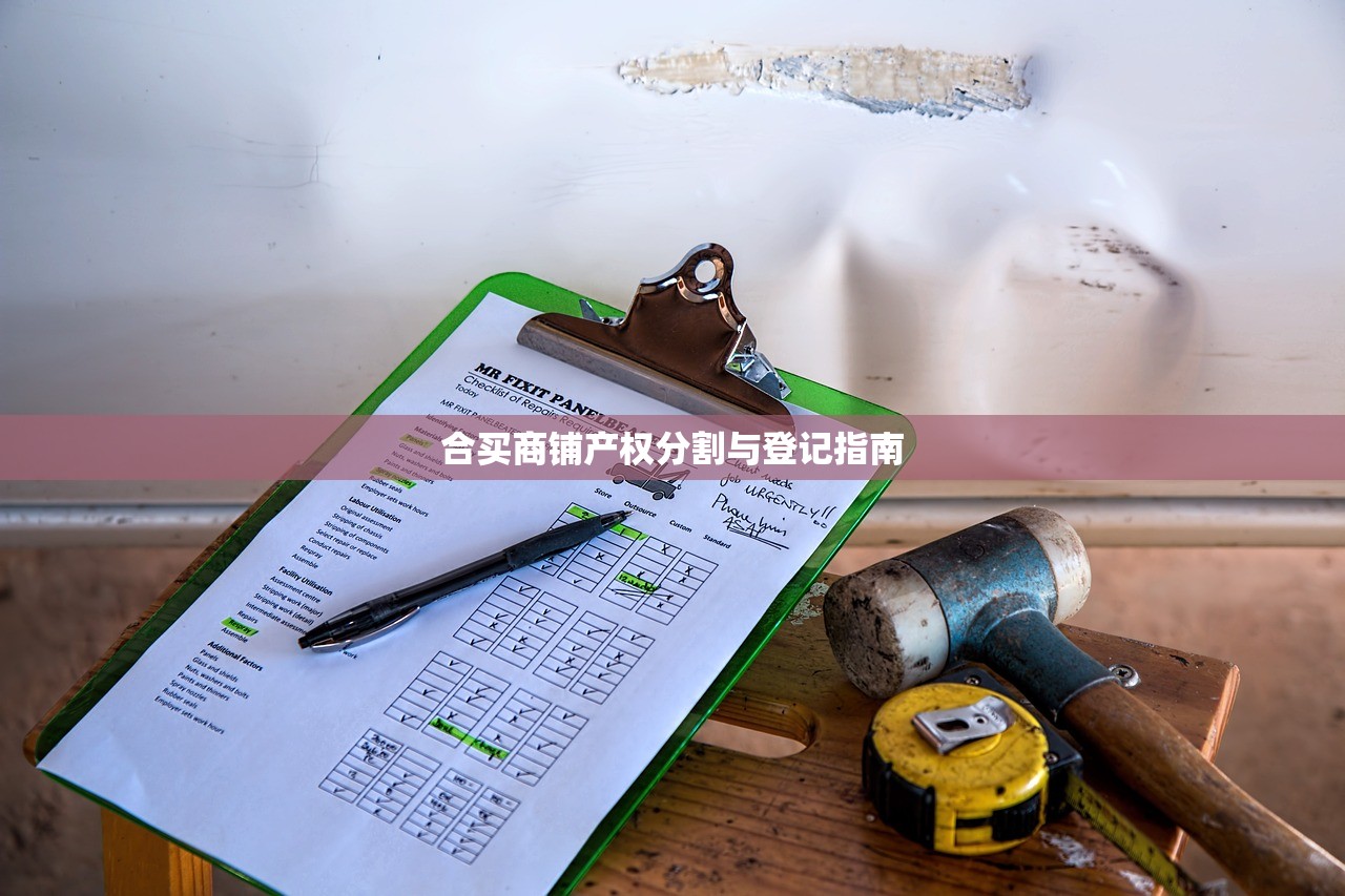 合买商铺产权分割与登记指南