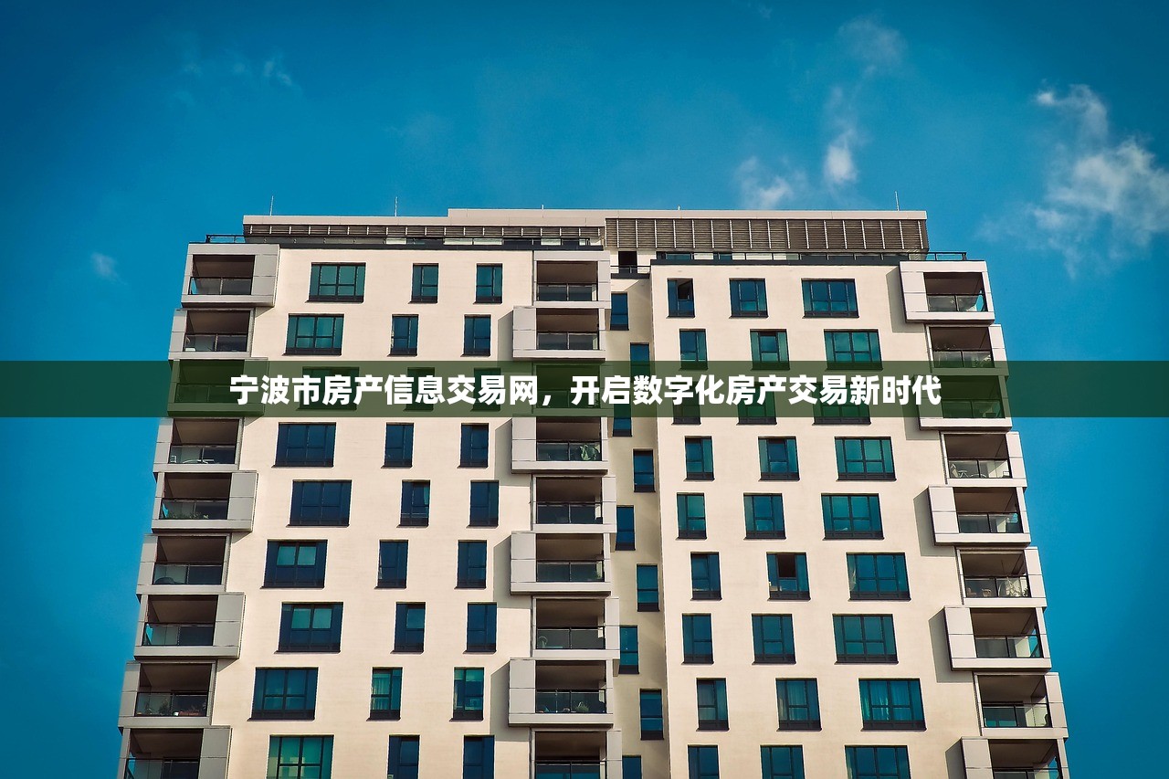 宁波市房产信息交易网，开启数字化房产交易新时代